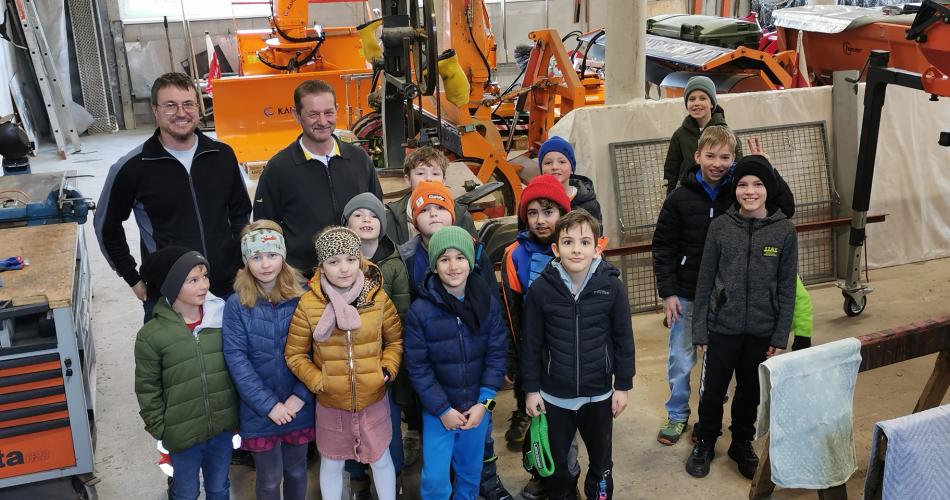 Besuch beim Bauhof
