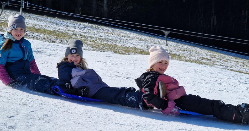 Den letzten Schnee genießen